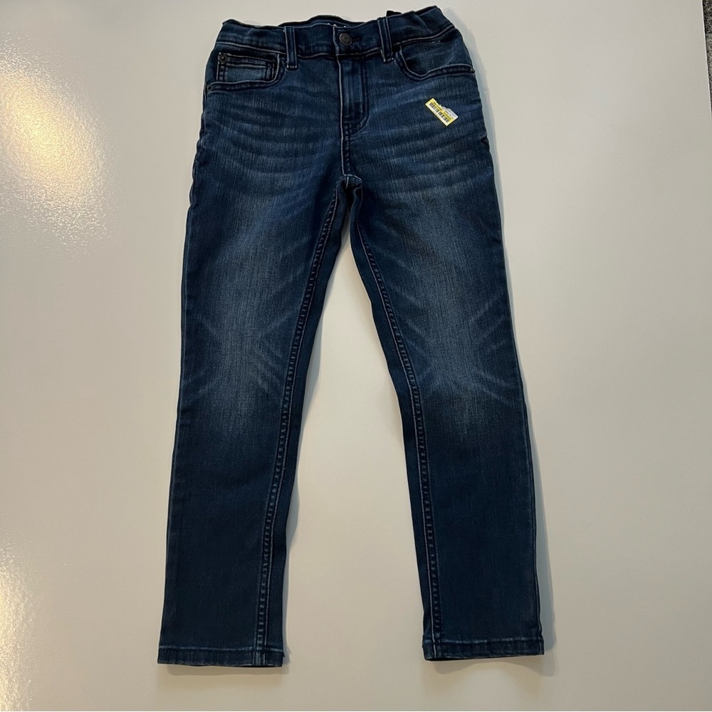 ❤️3/$15 NWOT Cat & Jack Boys Skinny Fit Jeans- Size 7 - Picture 2 of 8